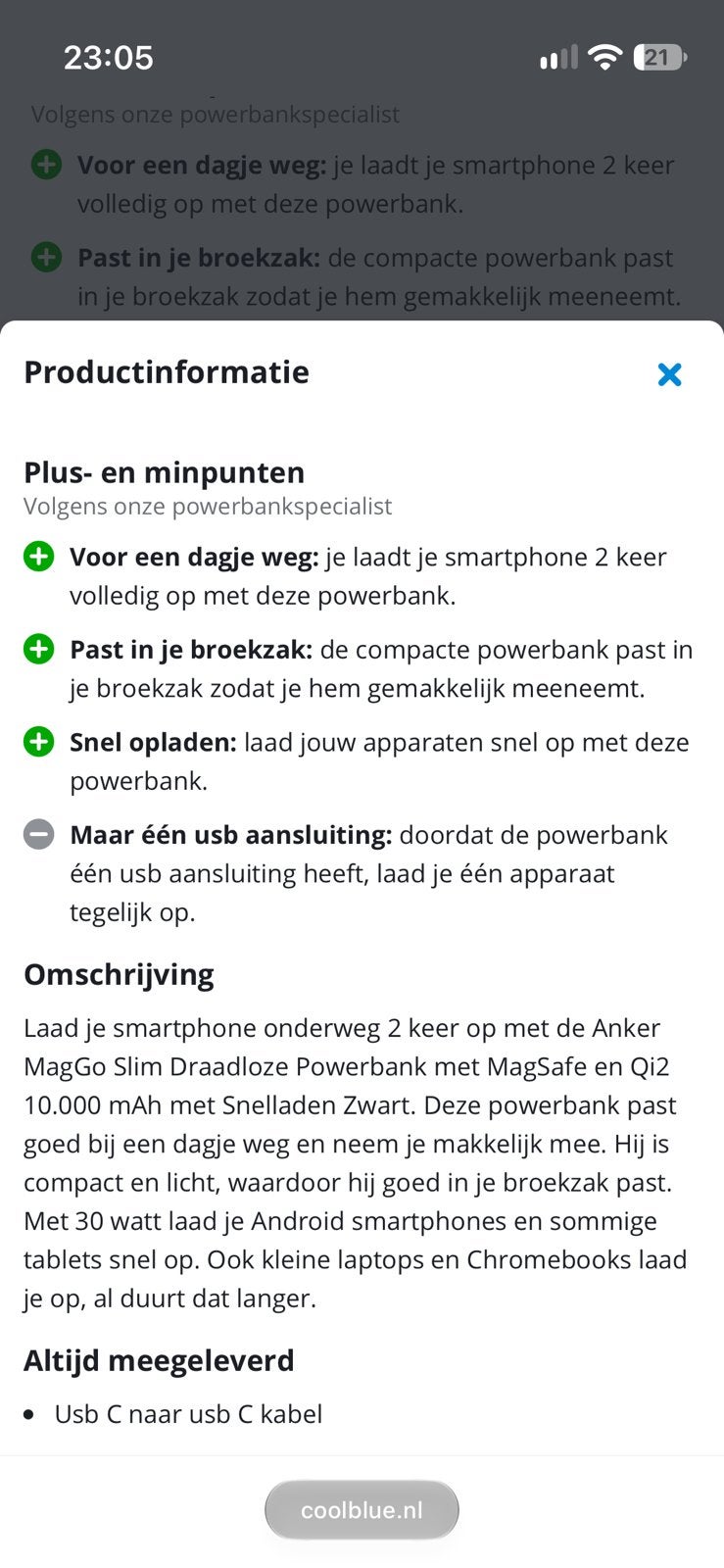 Anker draadloze powerbank nieuw, Ophalen of Verzenden, Nieuw