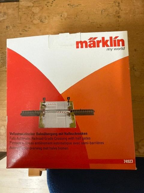 Marklin spoorwegovergang 74923, Wisselstroom, Nieuw, Rails, Ophalen of Verzenden