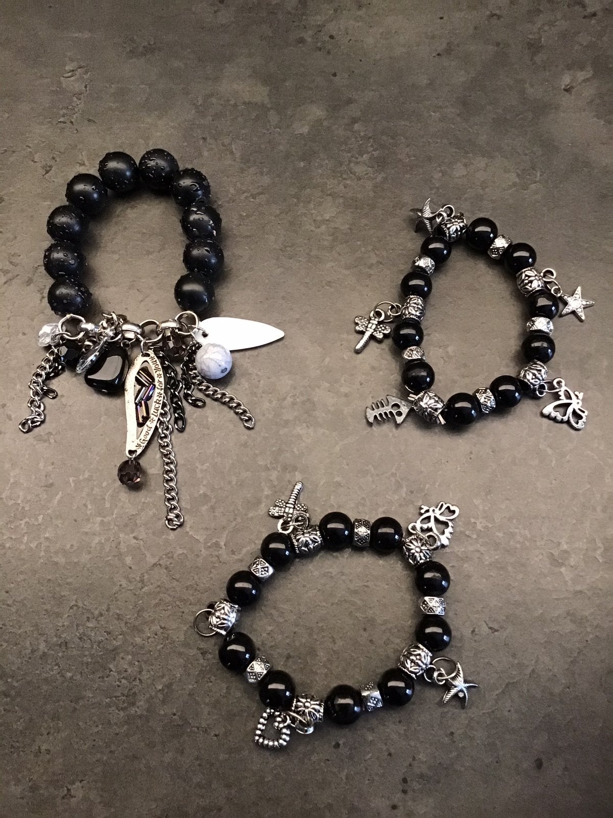 3 armbanden met bedeltjes, Ophalen of Verzenden, Zo goed als nieuw, Zilver
