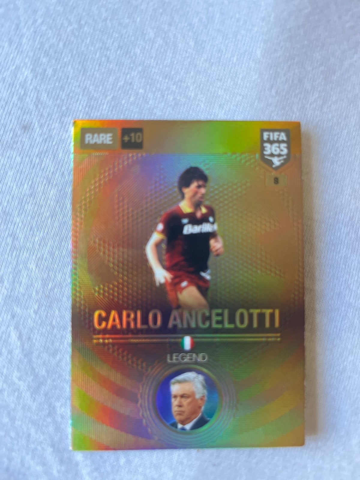 FIFA 365 Carlo Ancelotti Legend Rare +10 Spelerskaart, Ophalen of Verzenden, Zo goed als nieuw, Buitenlandse clubs, Spelerskaart