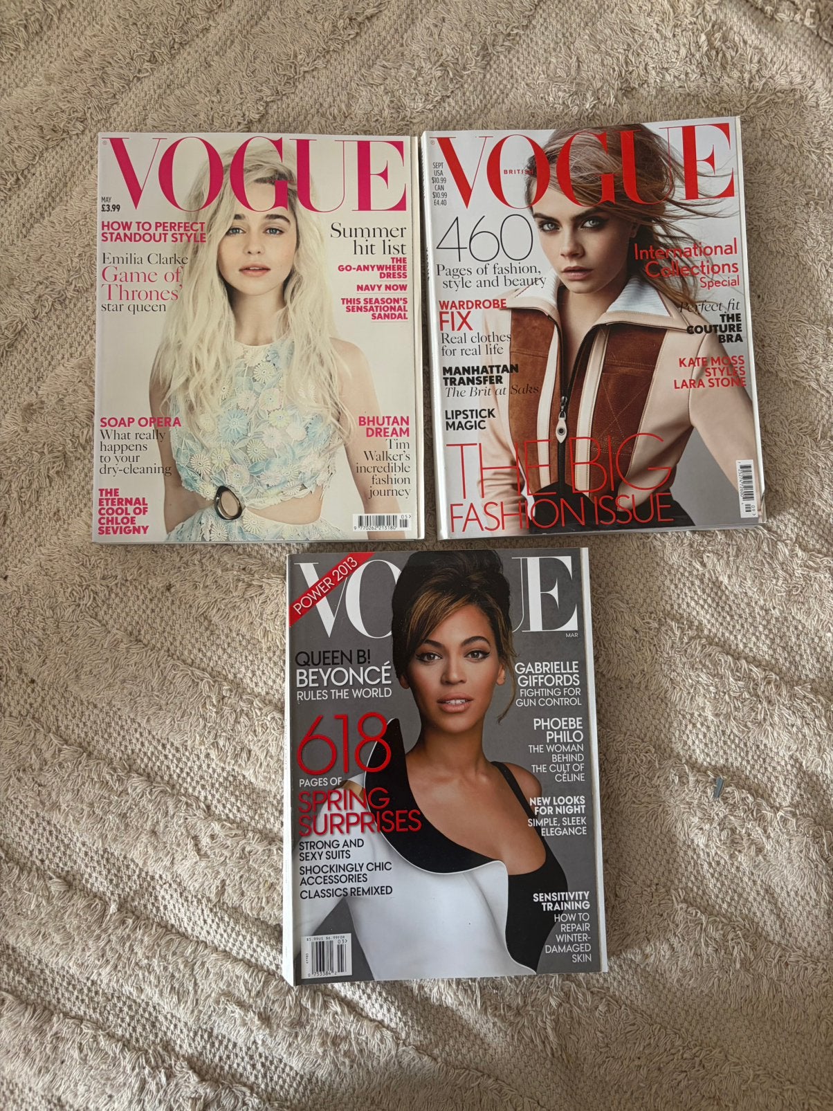 Britse en Amerikaanse Vogue tijdschriften, Boeken, Ophalen, Gelezen