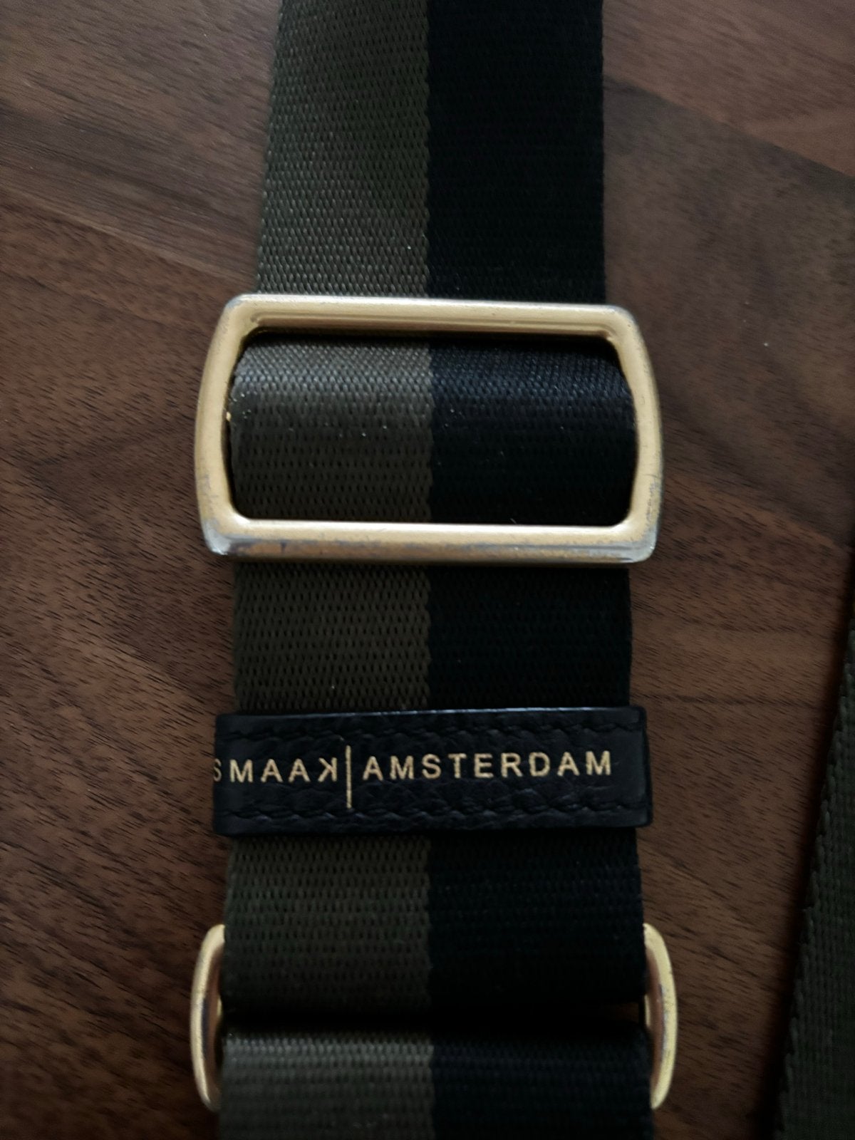 Smaak Amsterdam Schouderband - Zwart/Groen, Ophalen of Verzenden, Zo goed als nieuw, Zwart, Overige merken
