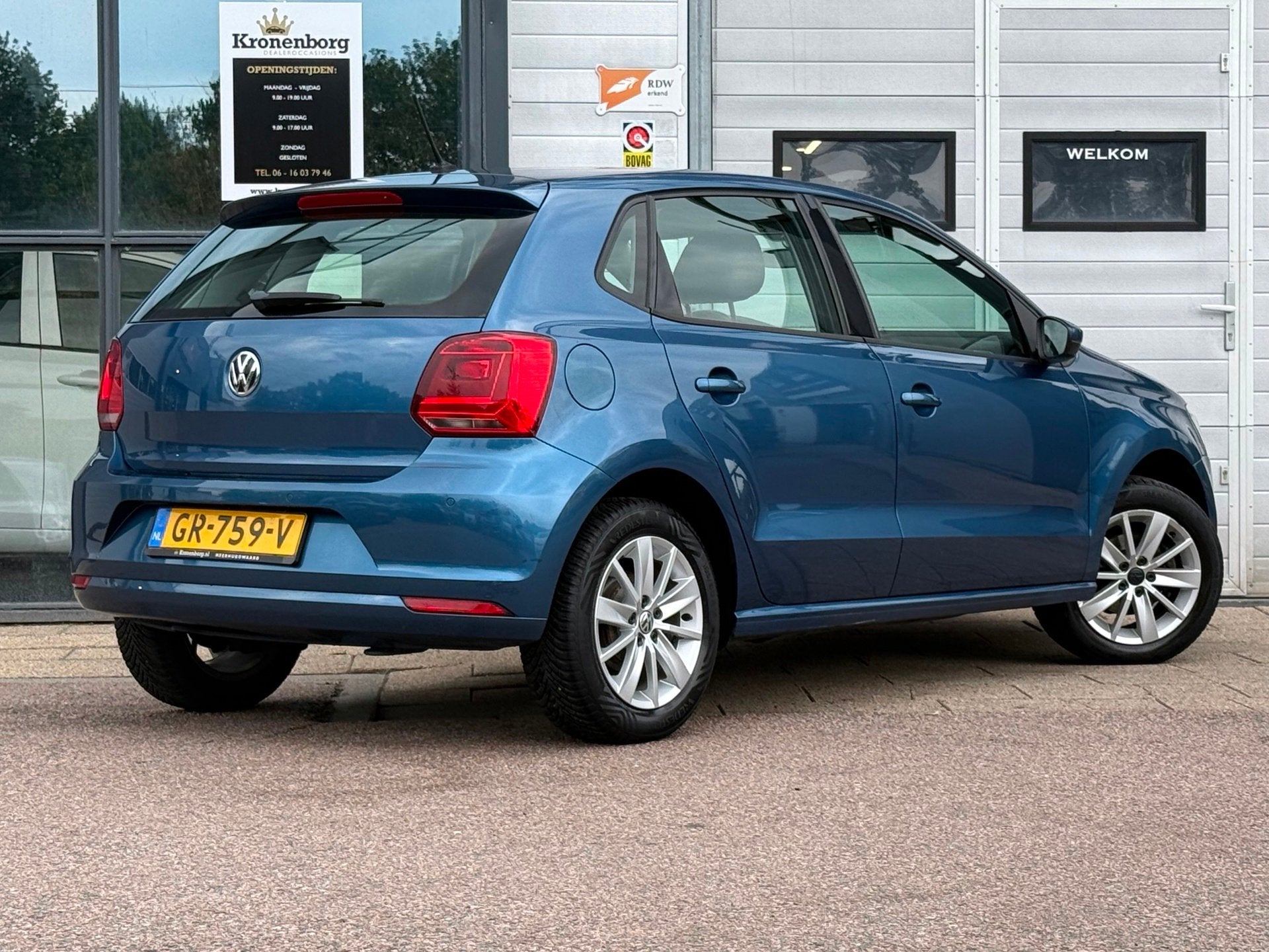 Volkswagen Polo 1.0 First Edition| CRUISECR| NAP|, Stof, Blauw, Handgeschakeld, Geïmporteerd