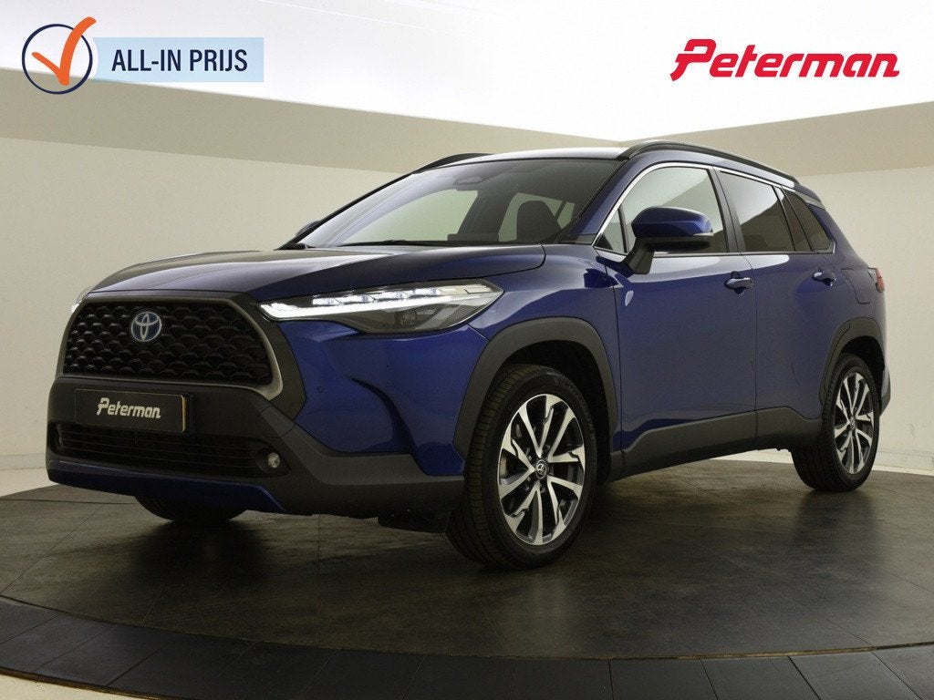 Toyota Corolla Cross Hybrid 200 Style | Trekhaak | 1/2 leder, Auto's, Automaat, Gebruikt, 4 cilinders, Blauw