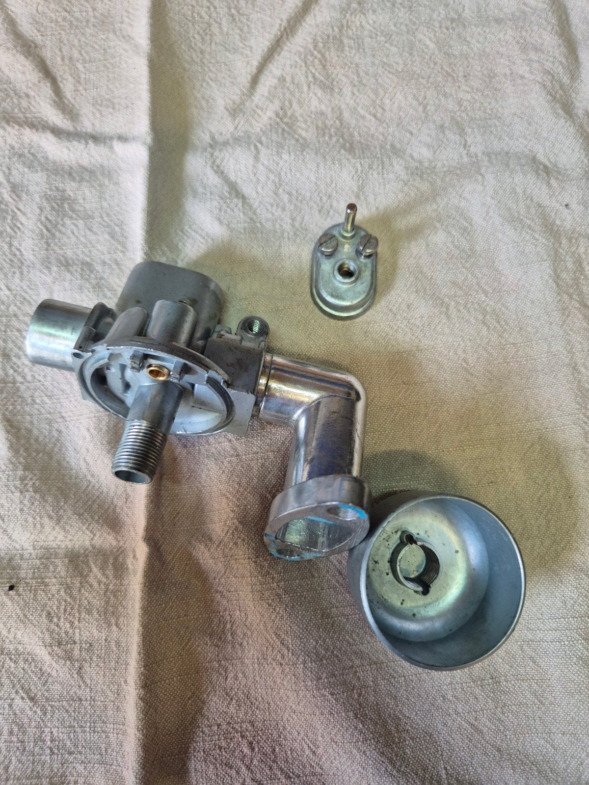 15mm Carburateur met spruitstuk voor Puch(zonder binnenwerk), Ophalen of Verzenden, Gebruikt, Carburateur