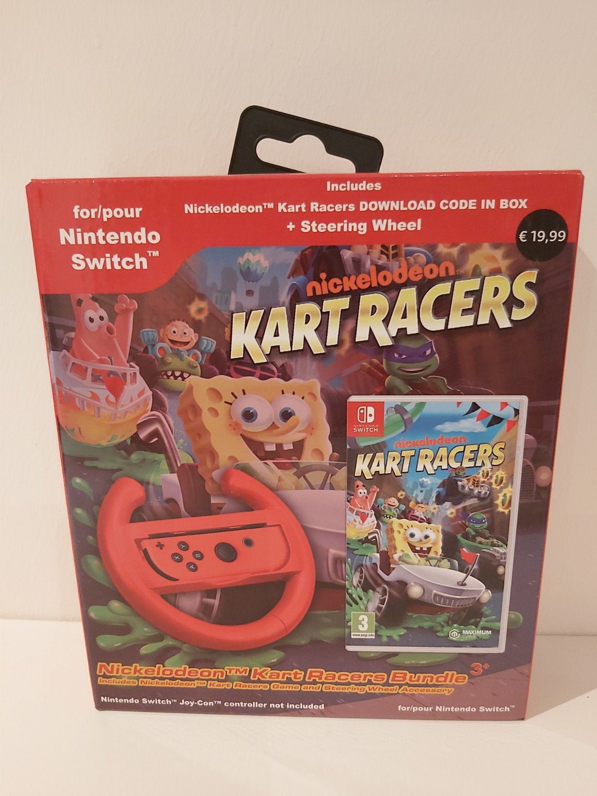 Nickelodeon Kart Racers + Stuurwiel voor Nintendo Switch, Ophalen of Verzenden, Nieuw
