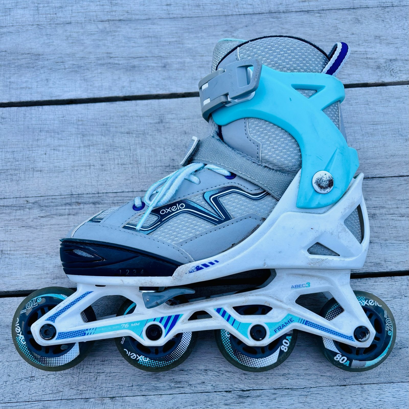 Oxelo Inline Skates - Wielen aan vervanging toe (Gratis), Overige merken, Kinderen, Ophalen of Verzenden, Inline skates 4 wielen