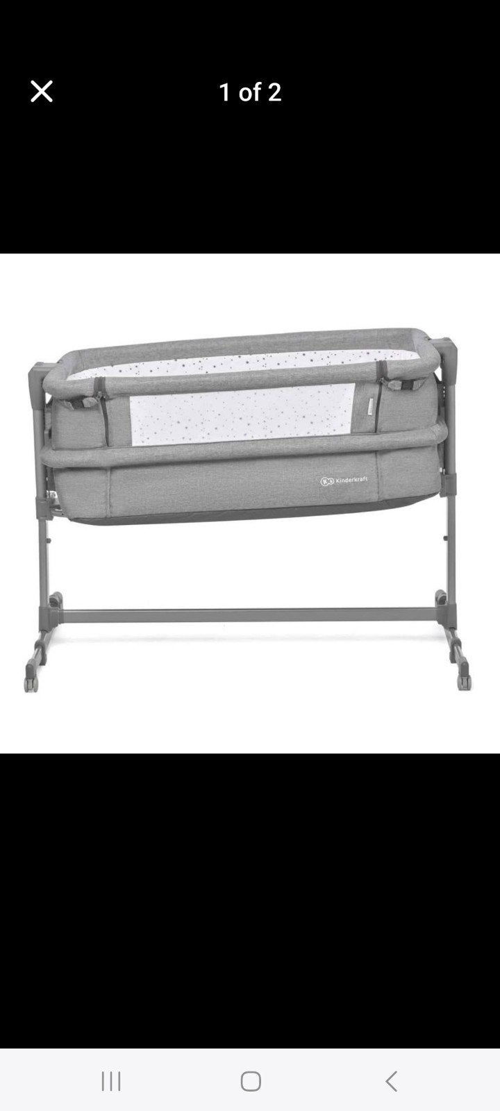 Kinderkraft Neste 1 Co-Sleeper met Matras, Ophalen, Zo goed als nieuw, Minder dan 140 cm, 85 tot 100 cm