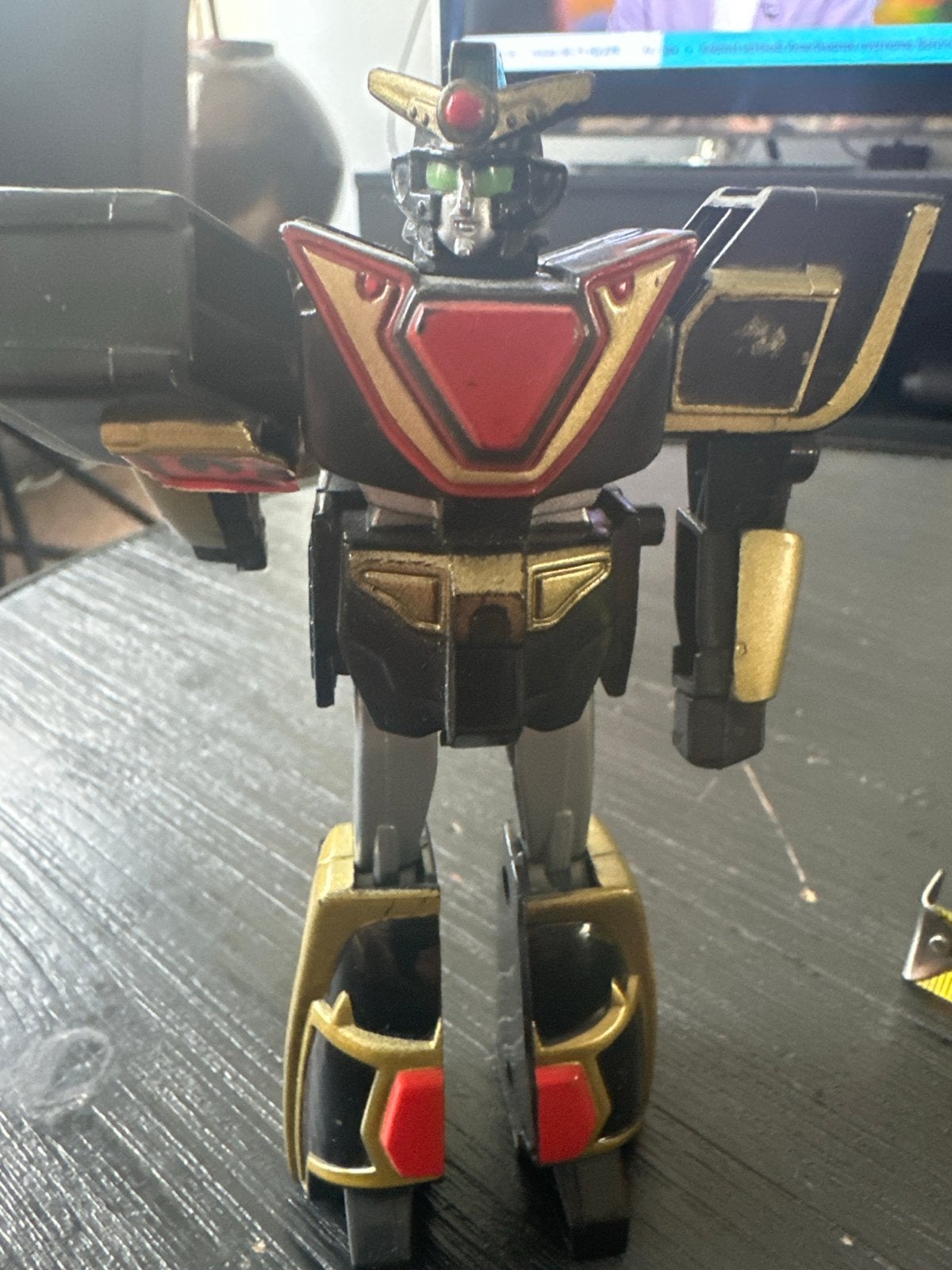 Vintage Power Rangers Megazord Actiefiguur 15x8 cm, Ophalen of Verzenden, Gebruikt