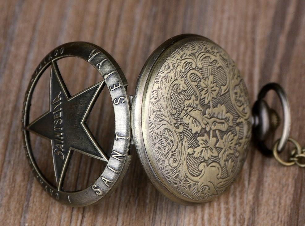 zakhorloge model saintseiya in bronskleur, Ophalen of Verzenden, Nieuw