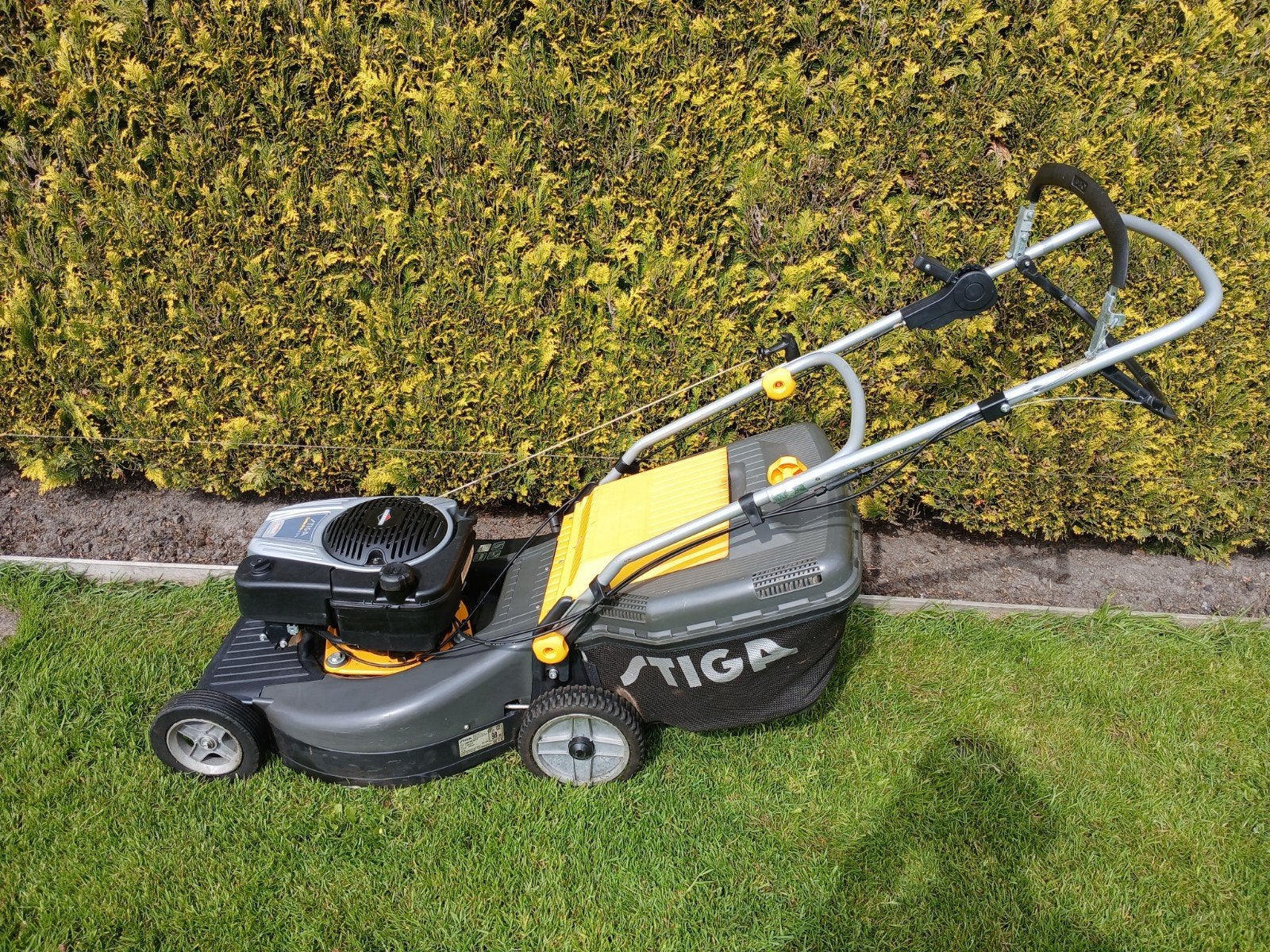 Stiga grasmaaier, Tuin en Terras, Ophalen, Cirkelmaaier, Stiga, Versnellingen