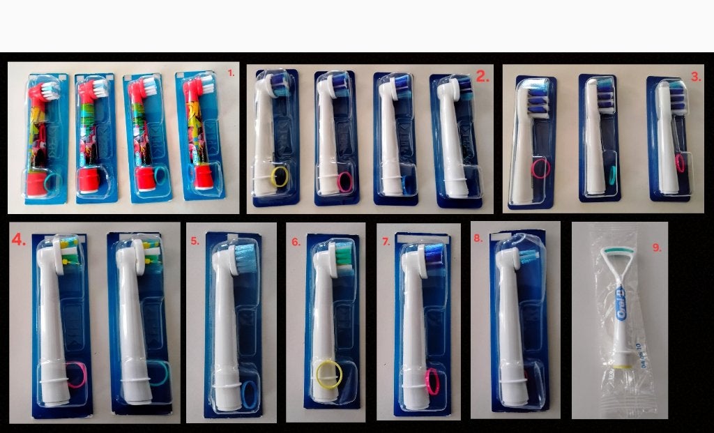 Diverse opzetborstels Oral-B voor elektrische tandenborstel, Ophalen of Verzenden, Nieuw, Opzetborstel