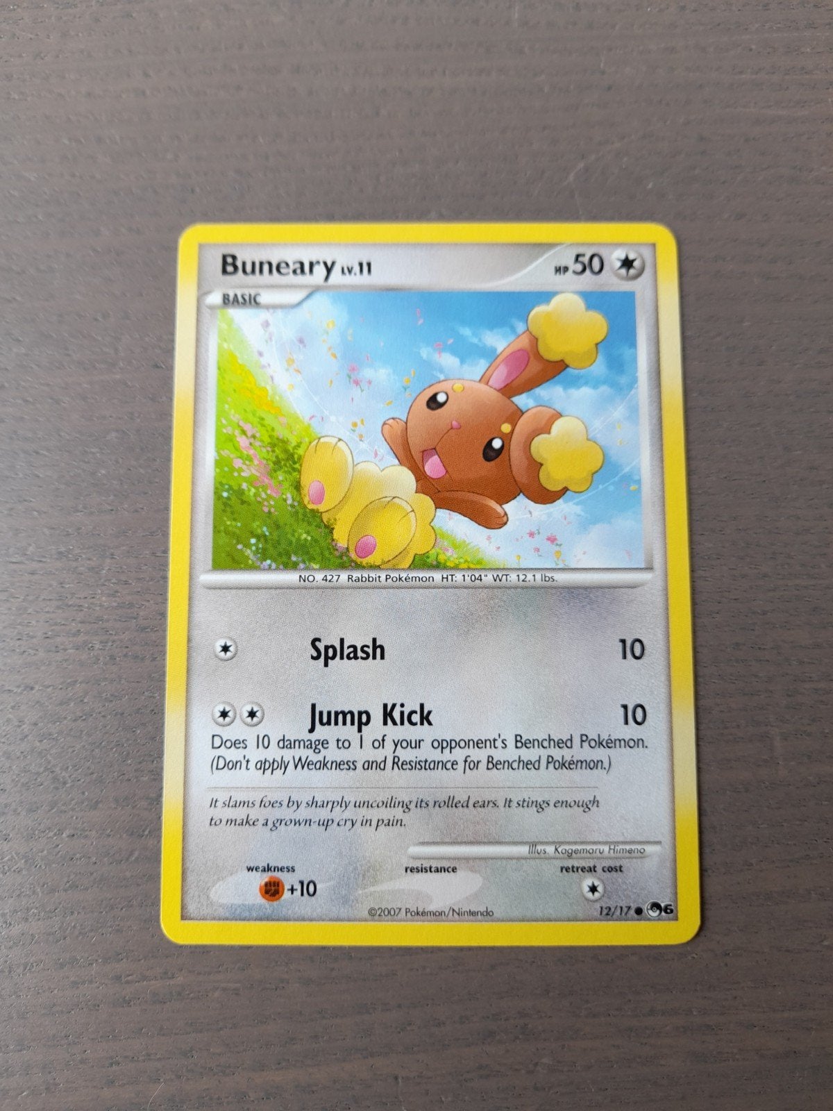 Pop series 6 12/17 buneary, Ophalen of Verzenden, Gebruikt, Losse kaart