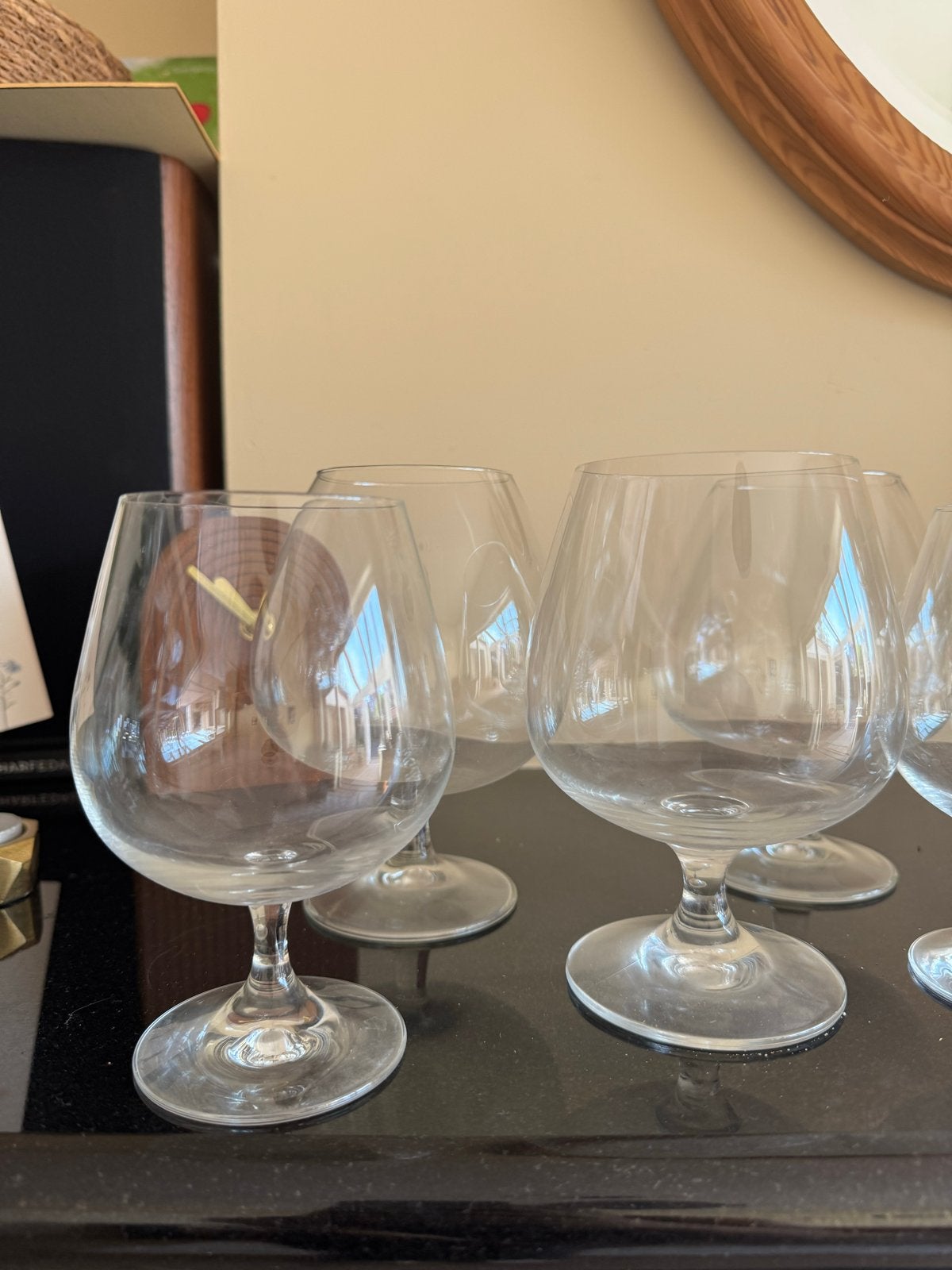 Set van diverse glazen: cognac, likeur en meer, Ophalen