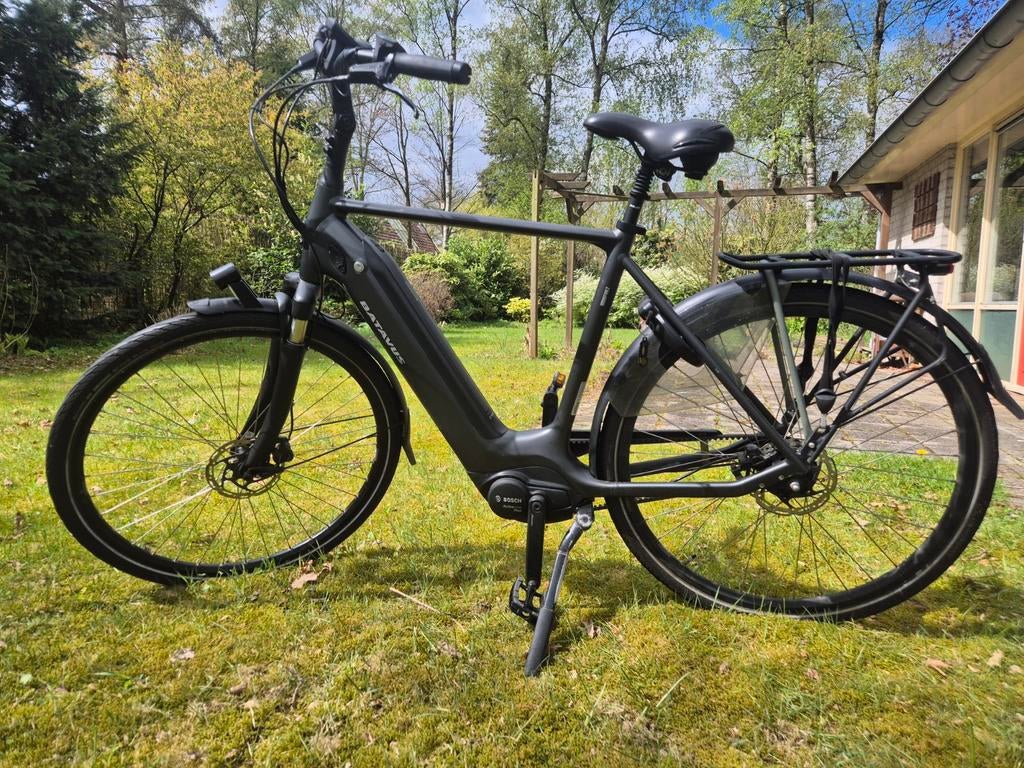 Batavus Finez E-go elektrische fiets herenfiets 57 cm, Fietsen en Brommers, Elektrische fietsen, Gebruikt, Batavus, 55 tot 59 cm