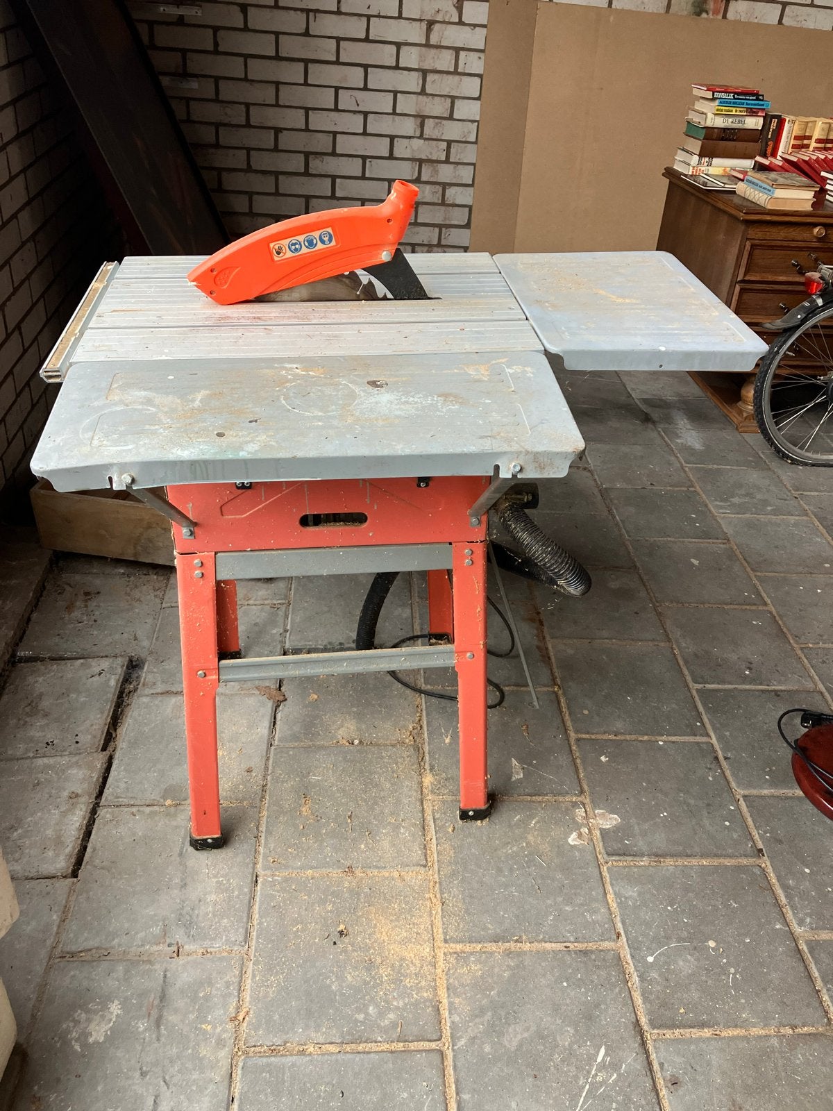 Einhell TKS 15/250 UV Tafelzaag - Gebruikt, Doe-het-zelf en Verbouw, Gereedschap | Zaagmachines, Ophalen, Gebruikt, Cirkelzaag