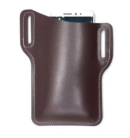 Telefoonholster Telefoonhouder Riemhouder Donkerbruin Bruin, Ophalen of Verzenden, Nieuw, Fiets