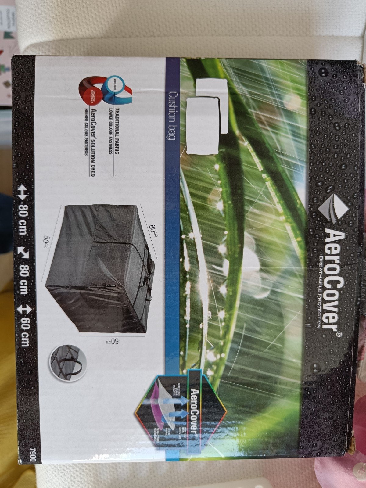 AeroCover Kussenhoes/Opbergtas 80x80x60 cm, Ophalen of Verzenden, Zo goed als nieuw