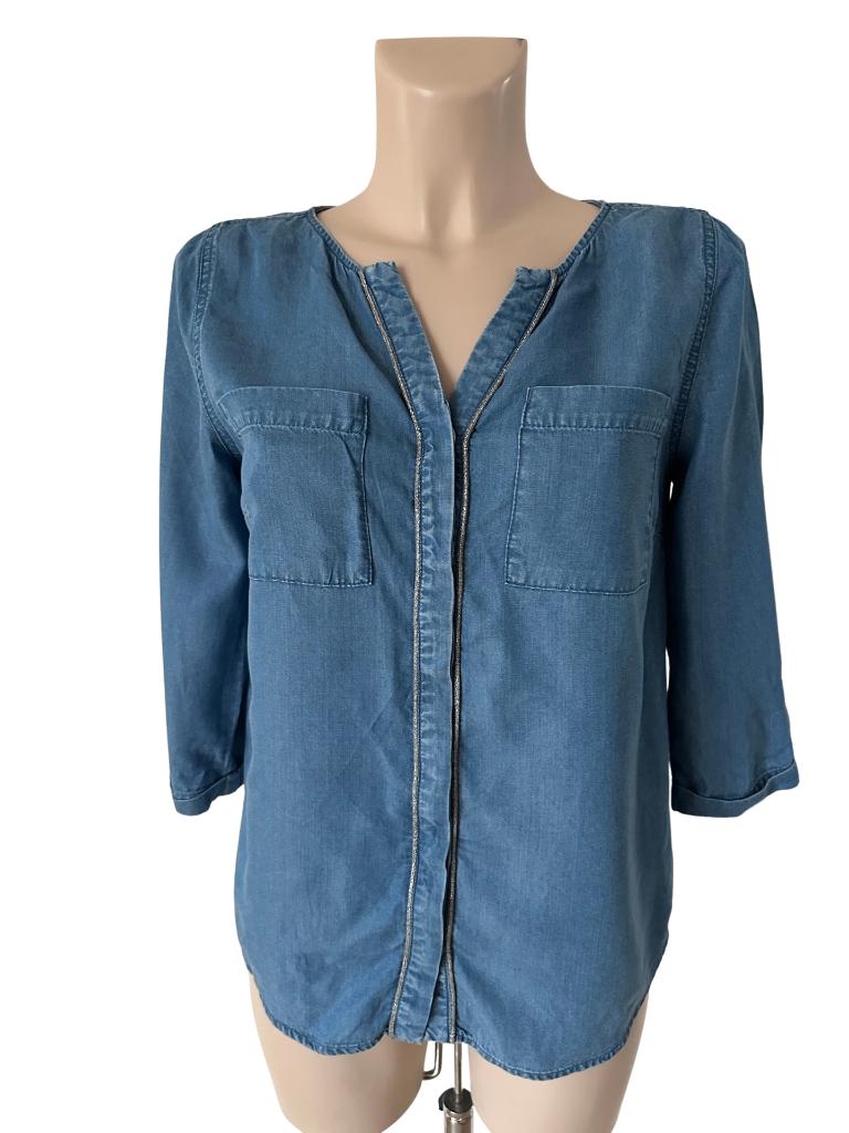 River Woods blouse S, Blauw, Ophalen of Verzenden, Zo goed als nieuw