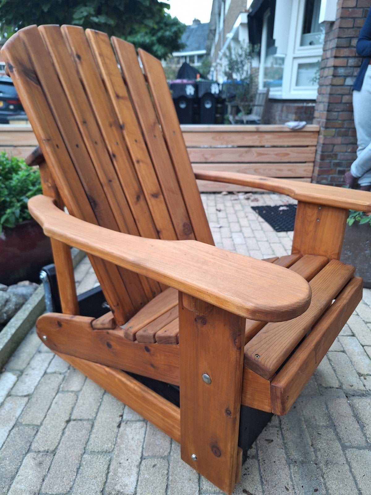Foto 3 van Tuinstoel, adirondack glider- nieuw handgemaakt