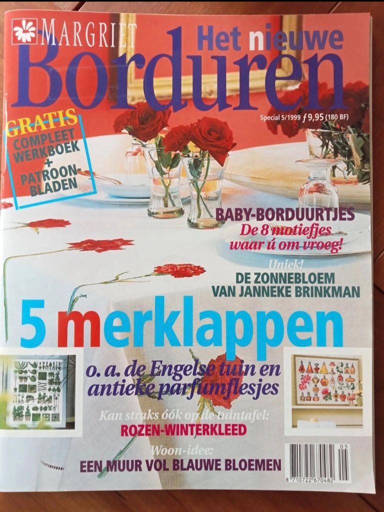 Margriet borduurspecial 1999, Ophalen of Verzenden, Zo goed als nieuw, Haken, Patroon of Boek