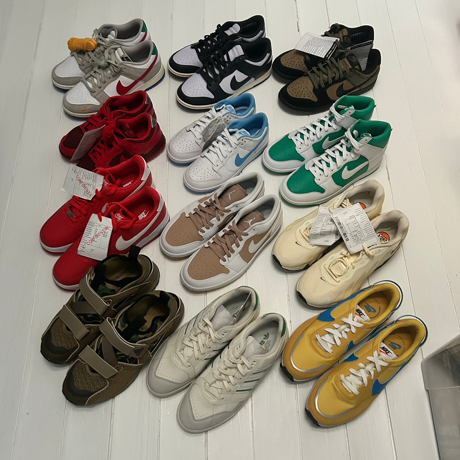 Exclusieve nike en adidas sample sneakers, Ophalen of Verzenden, Zo goed als nieuw, Overige kleuren