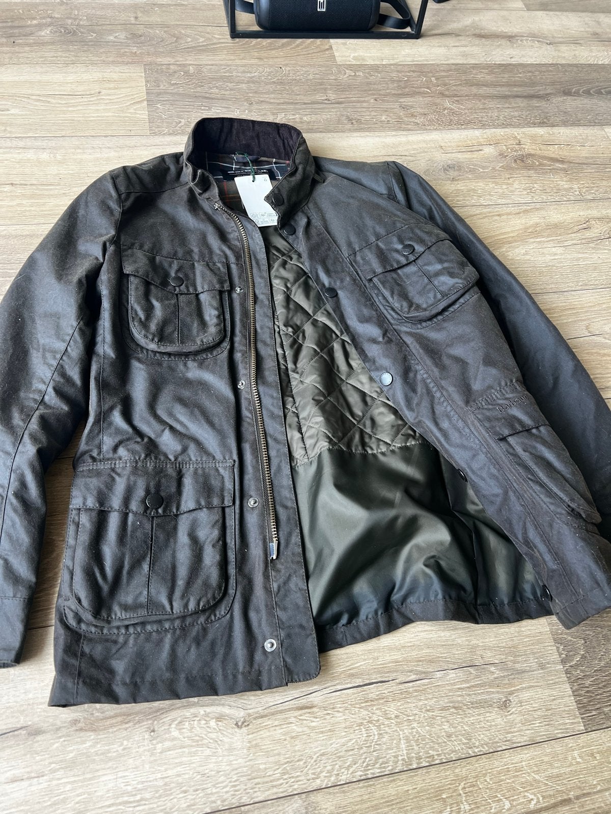 Barbour Corbridge jassen - Olive & Donkerbruin, Maat M, Kleding | Heren, Ophalen of Verzenden, Maat 48/50 (M), Groen