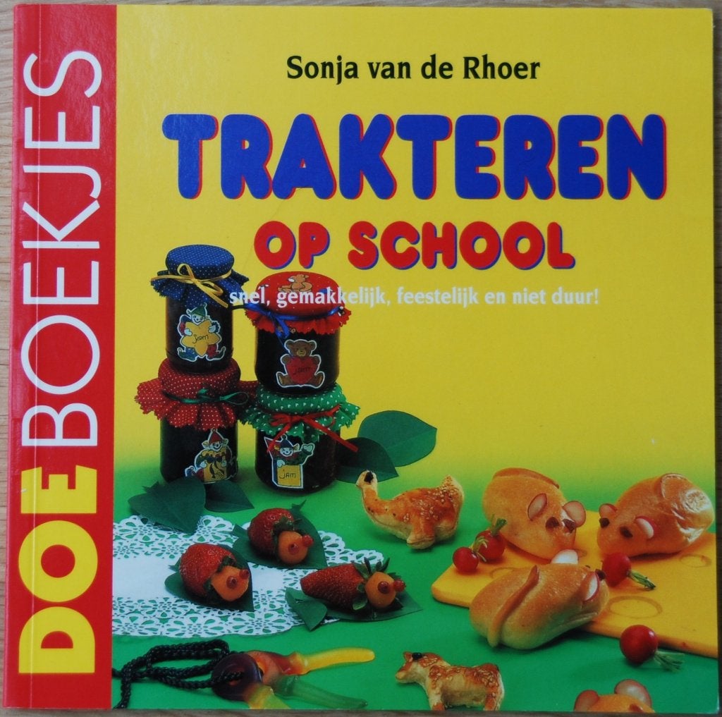 Trakteren op school, Sonja van de Rhoer, Overige typen, Nieuw, Ophalen of Verzenden