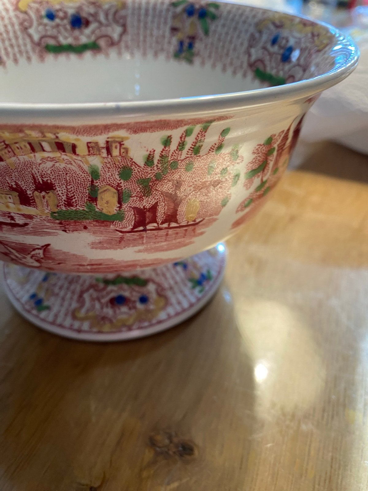Antieke Maastricht Petrus Regout Fancy schaal, Antiek en Kunst, Antiek | Servies los, Ophalen of Verzenden