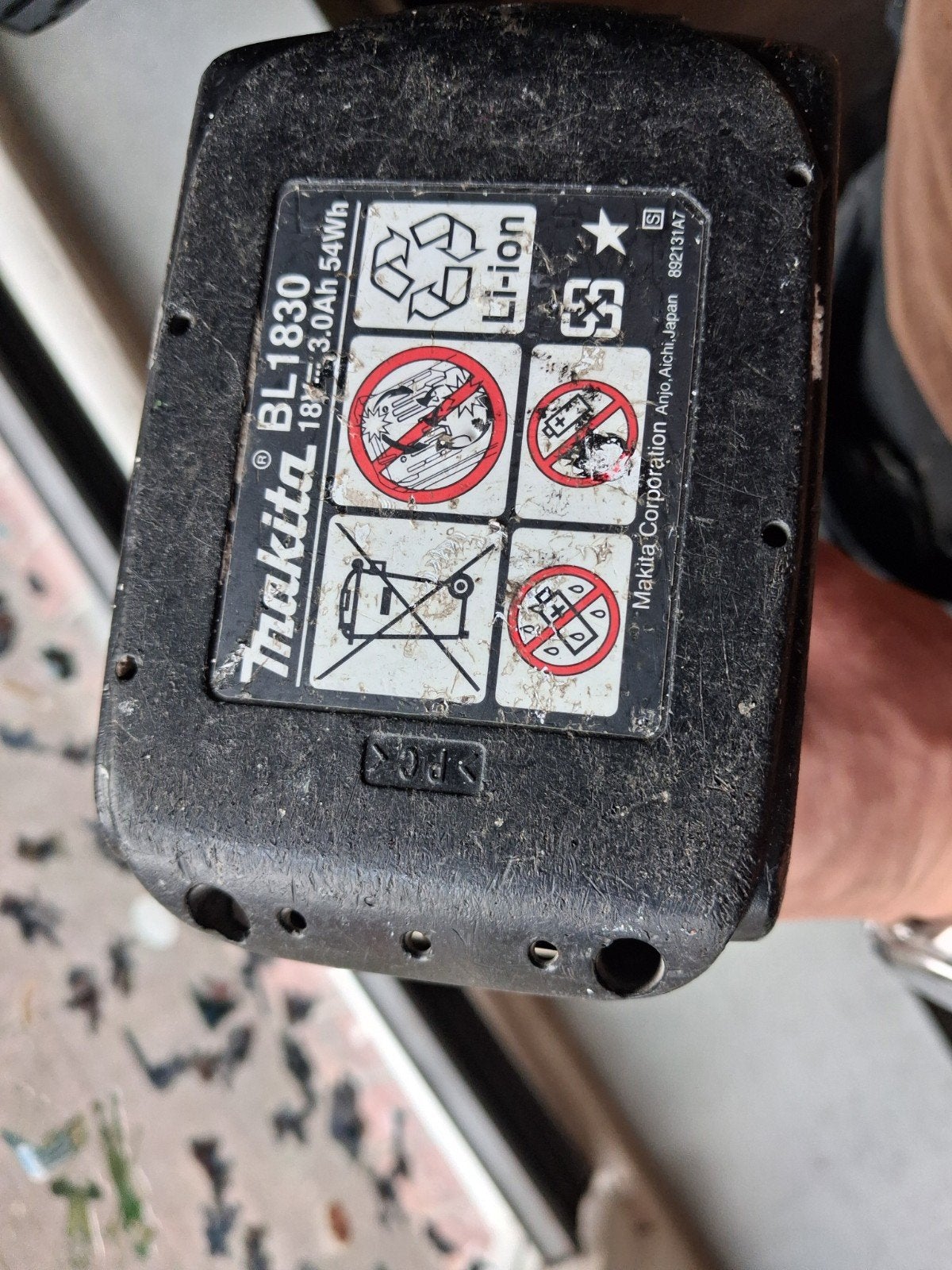 Makita DTM51 18V Multitool met BL1830, Ophalen of Verzenden, Gebruikt