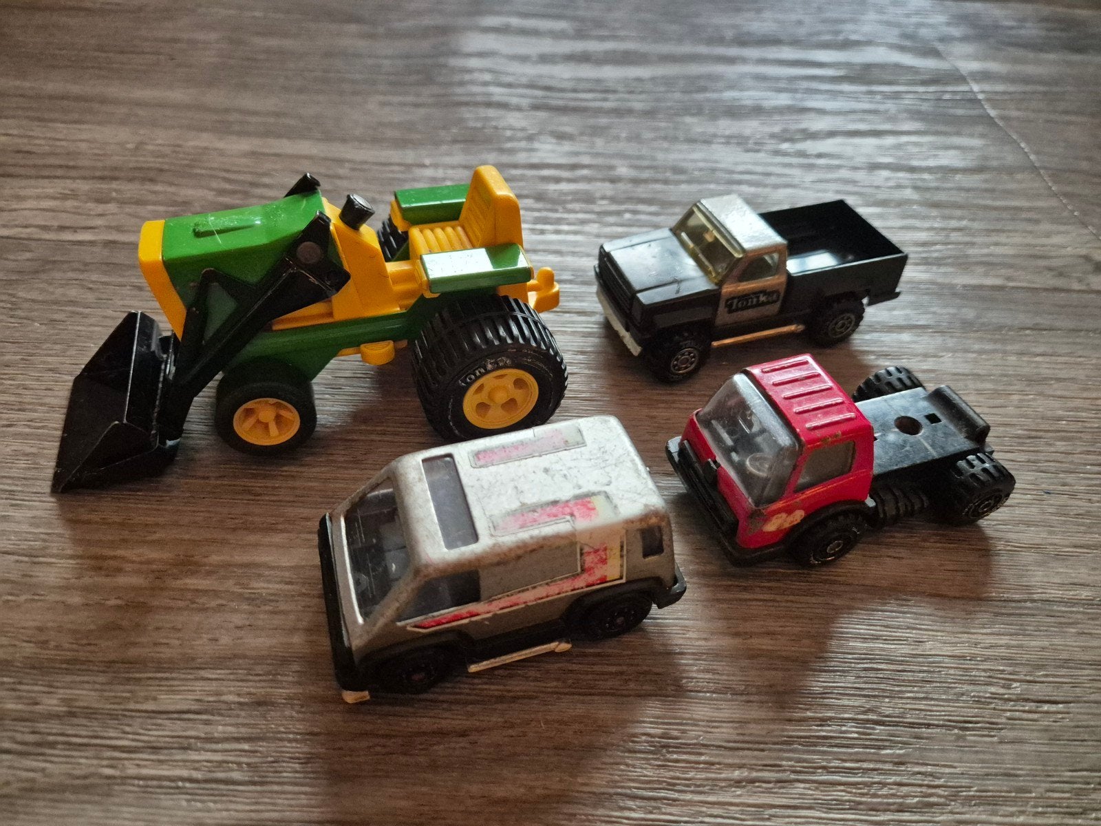 Lot vintage Tonka auto set (4x) – Japan & 1978, Ophalen of Verzenden, Gebruikt, Auto