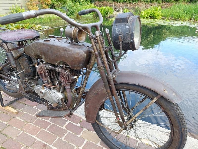 harley davidson model J 1920, 2 cilinders, Motorrijbewijs A, Gebruikt, 1000 cc