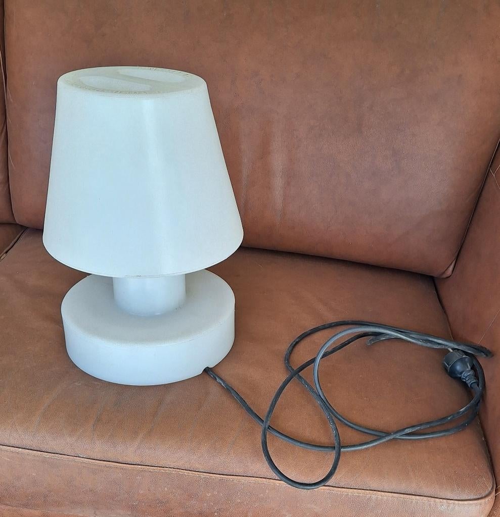 Bloom lamp wit voor buiten 40 cm hoog, Kunststof, Gebruikt, Verzenden, Wit