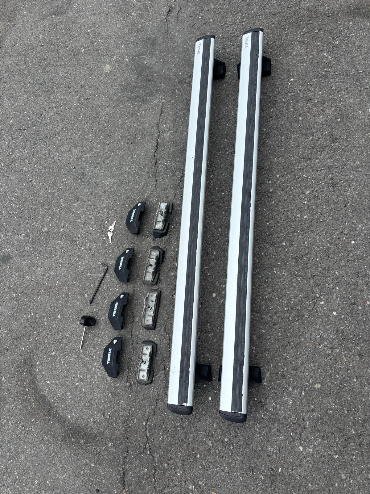 Thule Dakdragers voor VW Caddy 2020-2026, Auto diversen, Dakdragers, Gebruikt, Ophalen