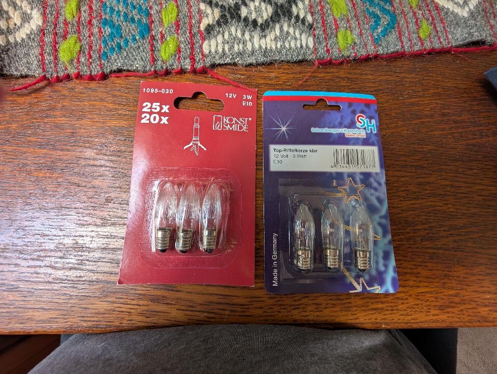 Kerst reserve lampjes 12v 3w, Ophalen of Verzenden