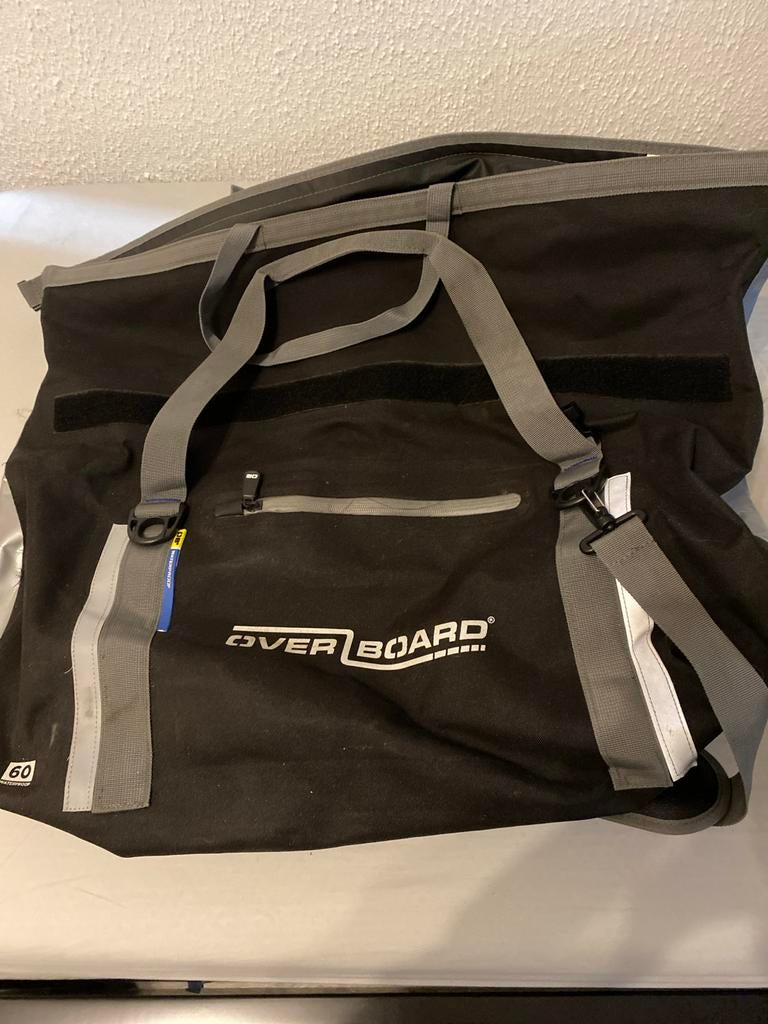 Overboard Waterdichte Tas 60L - Zwart/Grijs, Ophalen of Verzenden, Zo goed als nieuw