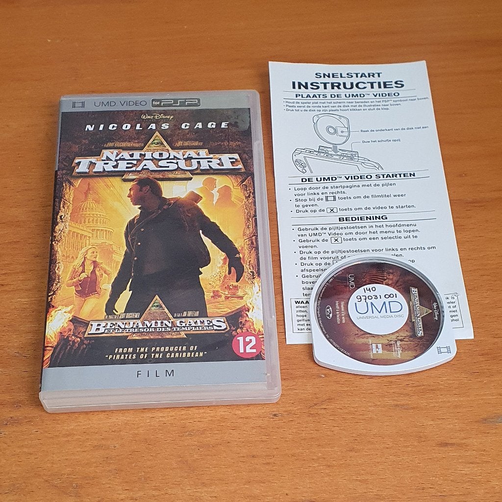 UMD Movie | National Treasure Nicolas Cage, Spelcomputers en Games, Games | Sony PlayStation Portable, Gebruikt, Overige genres