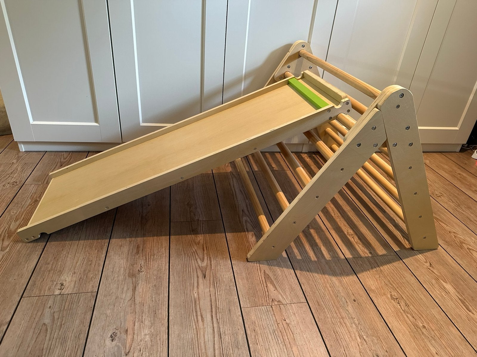 Klimrek met glijbaan en “ladder”, Ophalen, Zo goed als nieuw