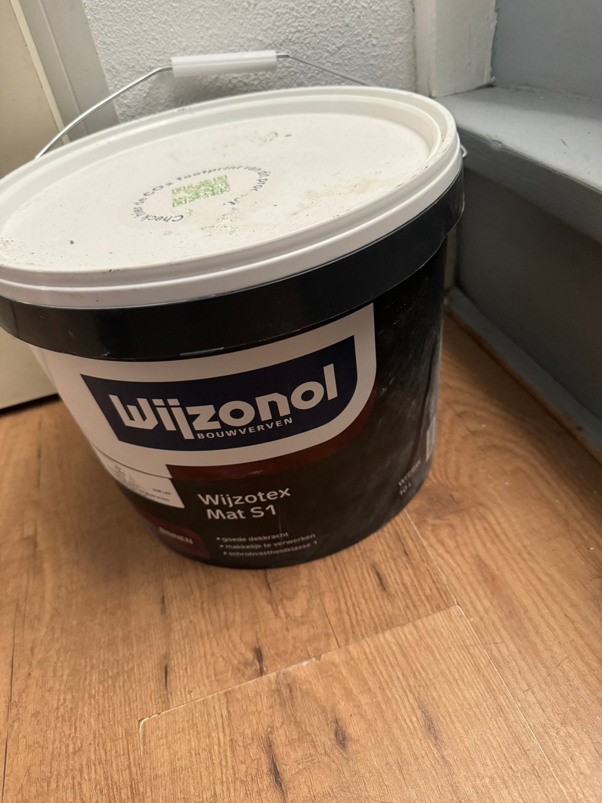Wijzonol Wijzotex mat S1 binnen, Ophalen, Nieuw, Wit