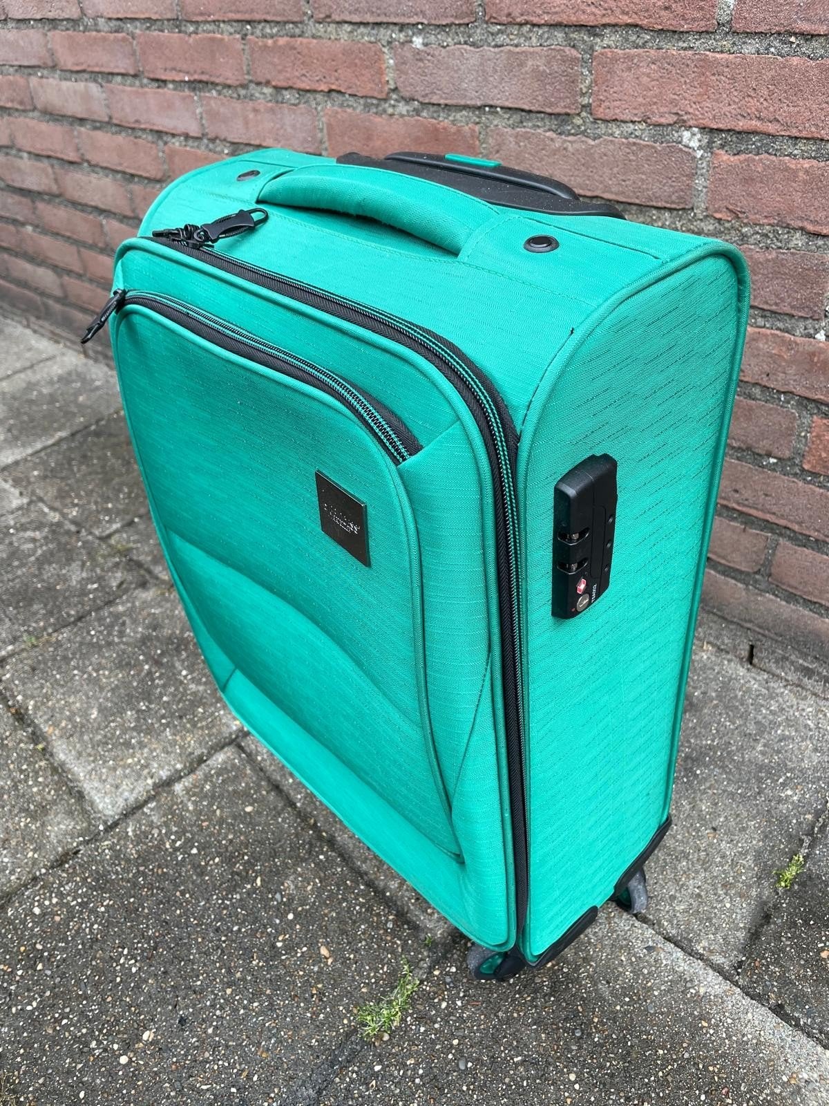 Bagage koffertje, Hard kunststof, Minder dan 50 cm, Ophalen of Verzenden, Zo goed als nieuw