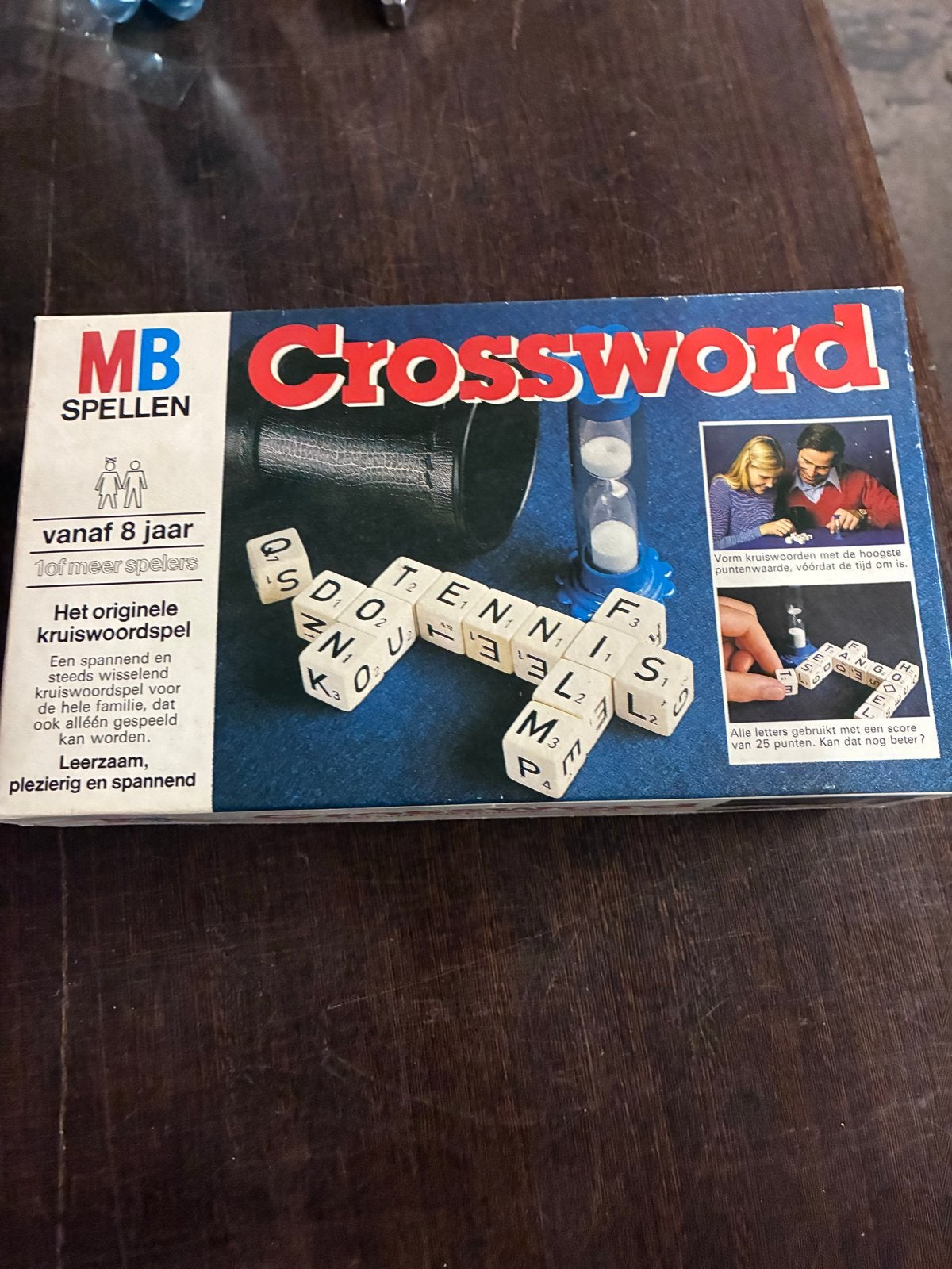 MB Spellen Crossword - Het originele kruiswoordspel, Een of twee spelers, Ophalen of Verzenden, Gebruikt