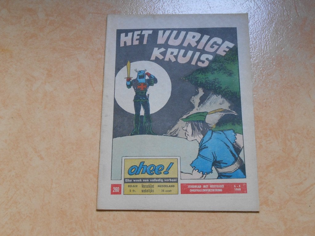 Ohee 260 Het Vurige Kruis 1968., Eén stripboek, Ophalen of Verzenden, Nieuw