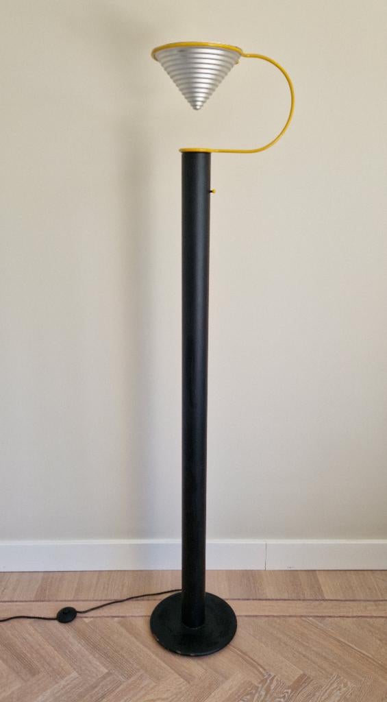 Unieke vintage vloerlamp, Lamiprogetti Eleusi, Italië, 1980s, Ophalen, Gebruikt, Metaal, 150 tot 200 cm