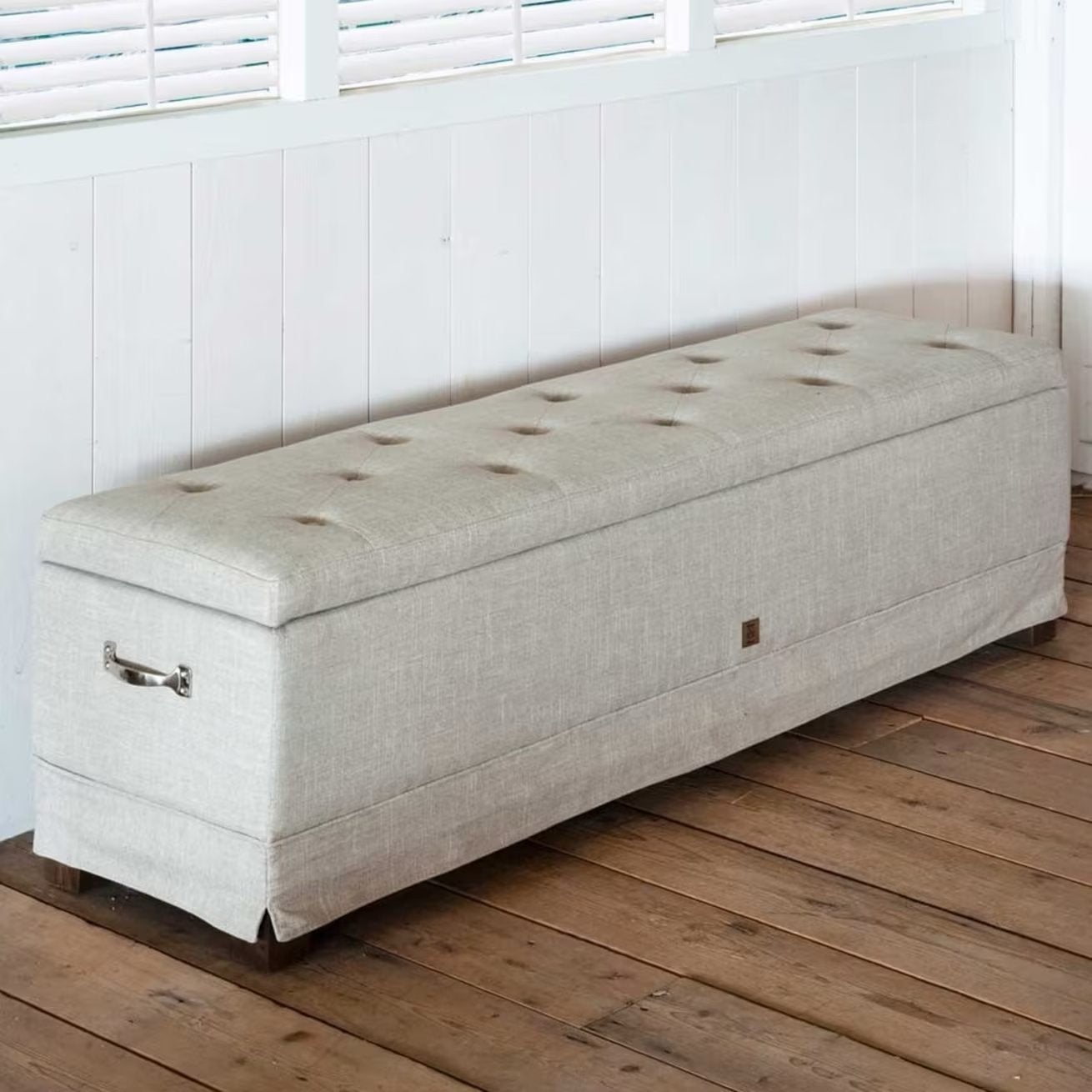 Riviera maison opbergbankje, Ophalen, Gebruikt, Minder dan 75 cm, 150 tot 200 cm