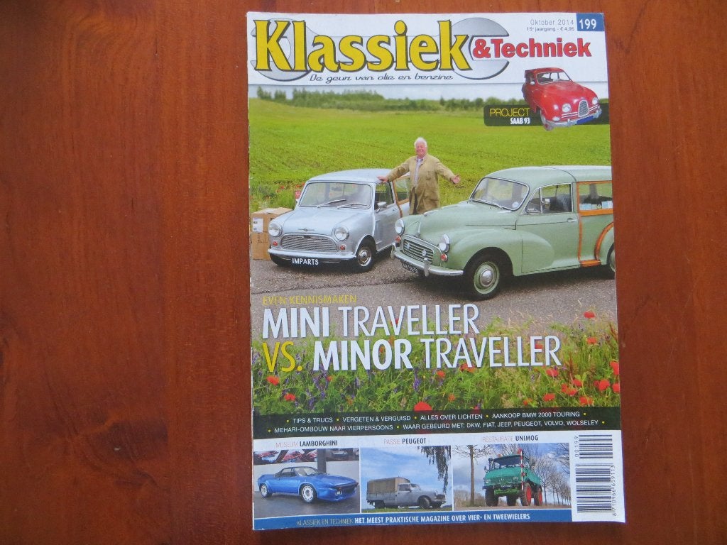 Klassiek & Techniek 199 Morris Mini Traveller ‘66, Minor TVR, Ophalen of Verzenden, Nieuw, Peugeot