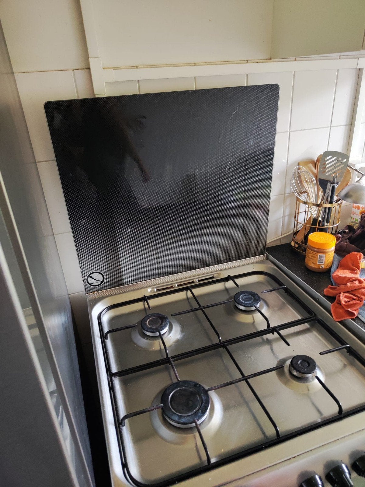 gasfornuis en oven, Witgoed en Apparatuur, Ophalen, 4 kookzones, Gas, Vrijstaand
