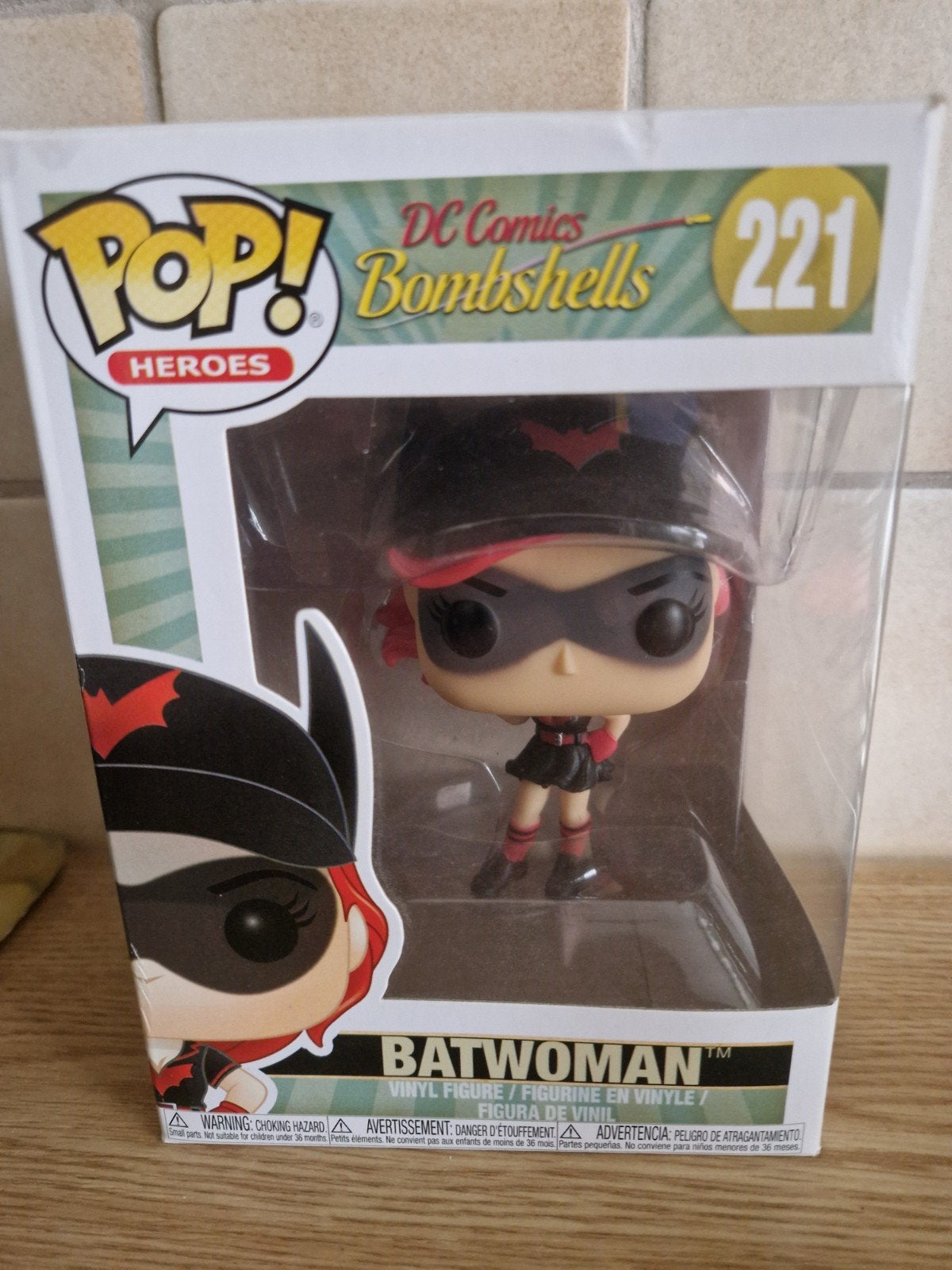 funko pop batwoman nr 221 dc comics bombshells, Ophalen of Verzenden, Zo goed als nieuw