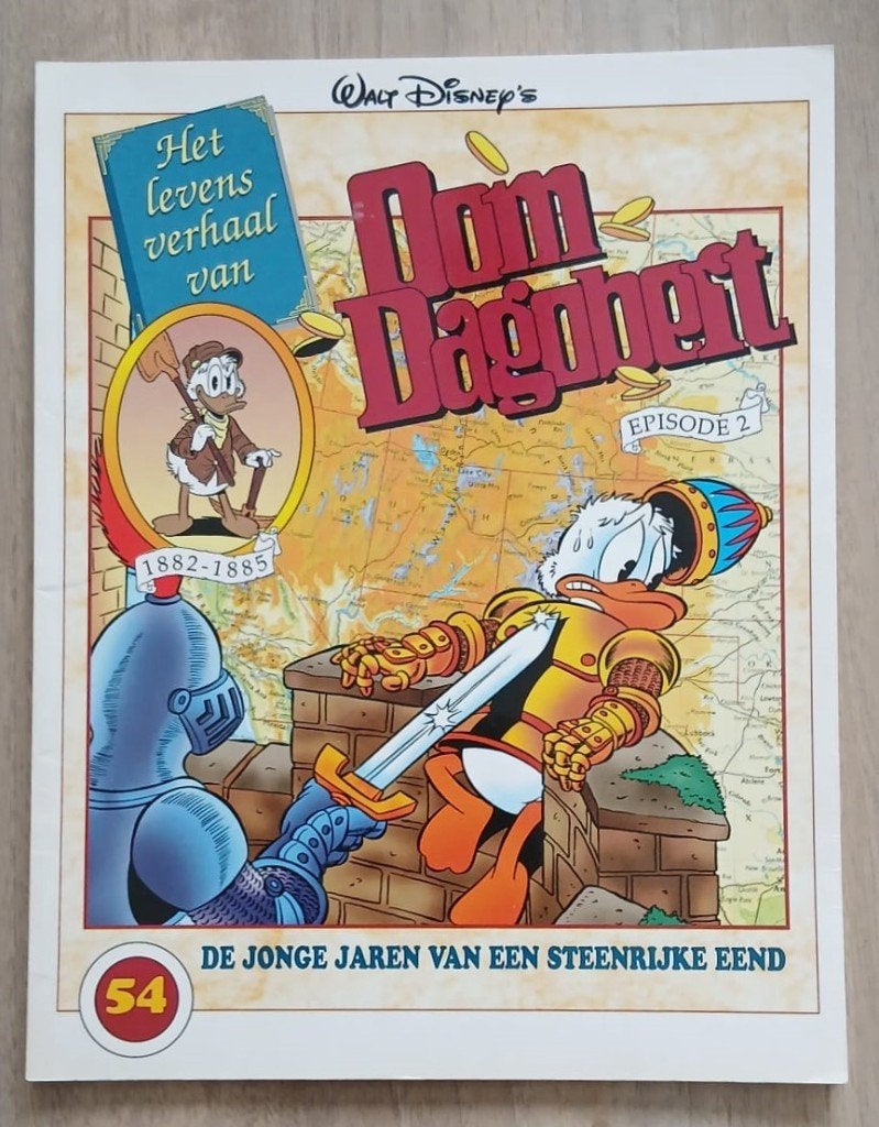 Het levensverhaal van Oom Dagobert 2, nr. 54. Oom Dagobert., Boeken, Stripboeken, Gelezen, Eén stripboek, Verzenden