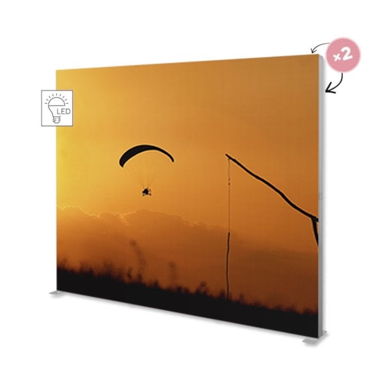 LUMIX Systeem 300x250 cm LED Lichtwand voor Beursstand, Ophalen, Nvt, Nvt, Nvt