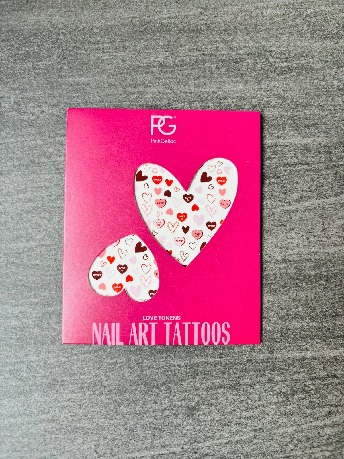 Pink Gellac Love Tokens Nail Art Tattoos, Ophalen of Verzenden, Nieuw, Overige typen